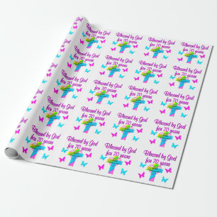 PAPEL DE PRESENTE 70 BIRTHDAY REYER