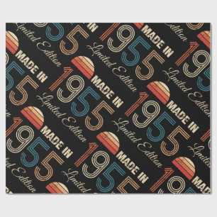 Papel De Presente 70 de 1955 Aniversário