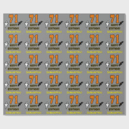 Papel De Presente 711 Aniversário da rua: Tema de Halloween assustad