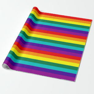 Papel De Presente 7 Bandeira do Rainbow