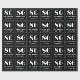 Papel De Presente 86.º aniversário - Art Deco Inspirou "86", Nome