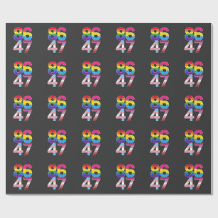 Papel De Presente 86 47 Orgulho LGBTQ do Orgulho LGBTQ Engraçado Ant