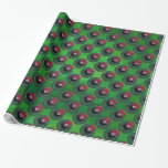 Papel De Presente 8 Ball Christmas Wreath Green<br><div class="desc">Oito Enfeites de natal de Bola, presentes e decorações divertidas apresentam nossa arte original de 8 bolas, todas lançadas para as férias. Esta bola de piscina decorada em feriado é perfeita para qualquer um que adora jogar piscina e decorar para as férias. Tenha um Natal divertido e feliz. É tudo...</div>