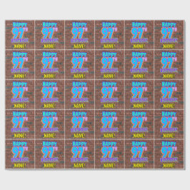 Papel De Presente 97º aniversário: Diversão, Grafite Urbano Inspirad