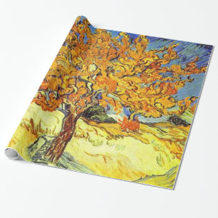 Papel De Presente A Amoreira, Vincent van Gogh. Famoso vintage