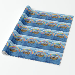 Papel De Presente A arca de Noah