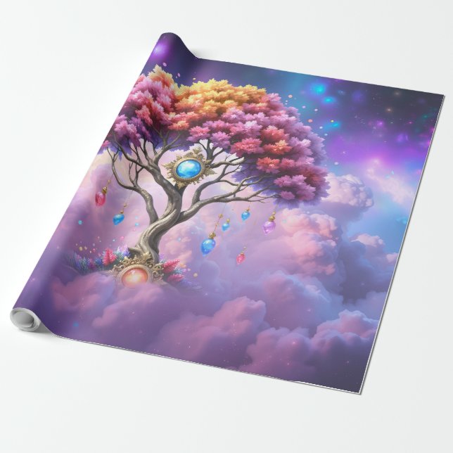Papel De Presente A Árvore Celestial do Devir. (Desenrolado)