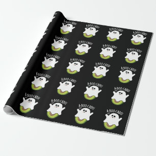 Papel De Presente A-boo-scado Funny Avocado Puns Escuros BG