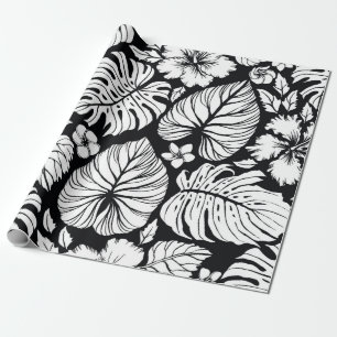 Papel De Presente A Camisa Havaiana Aloha É Um Padrão De Fundo Inv