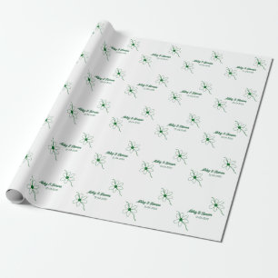 Papel De Presente A combinação perfeita adiciona a textura de data d