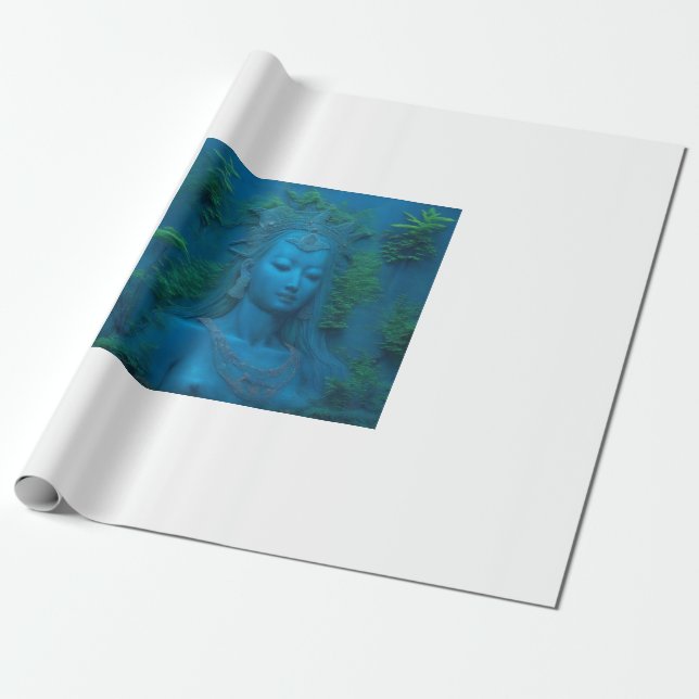 Papel De Presente A deusa Ishtar no lago da vida eterna (Desenrolado)