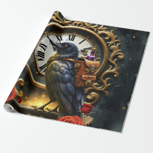 Papel De Presente A Entrega Mecânica do Corvo