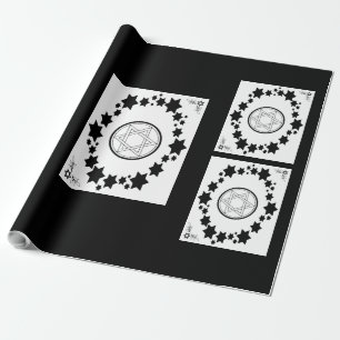 Papel De Presente A Estrela de David -