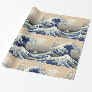 Papel De Presente A Grande Onda de Kanagawa Hokusai