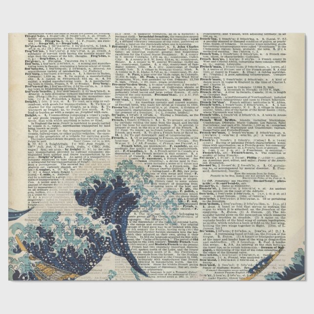Papel De Presente A grande onda fora de Kanagawa (Aberto)