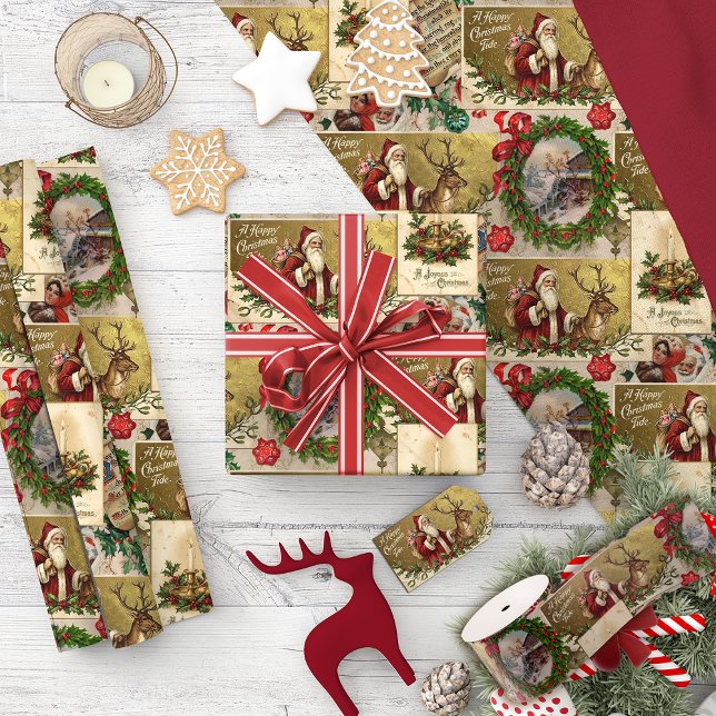 Papel De Presente A Happy Christmas Tide (Criador carregado)