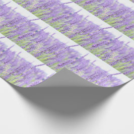 Papel De Presente A lavanda coloca a fotografia, vários presentes