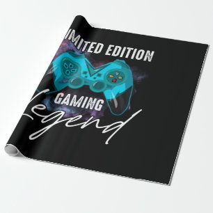 Papel De Presente A Lenda De Jogos Para O Jogo De Vídeo Gamer
