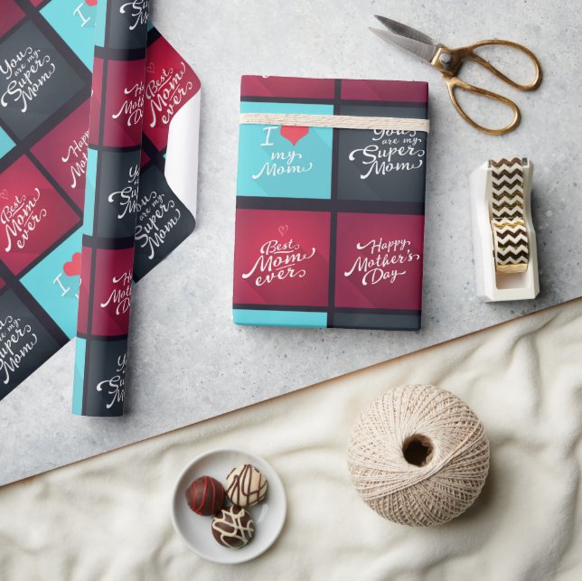 Papel De Presente À Mãe Com Amor (Artesanato)