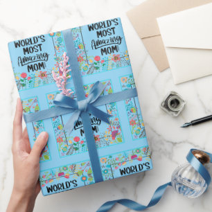 Papel De Presente A mãe mais incrível do mundo