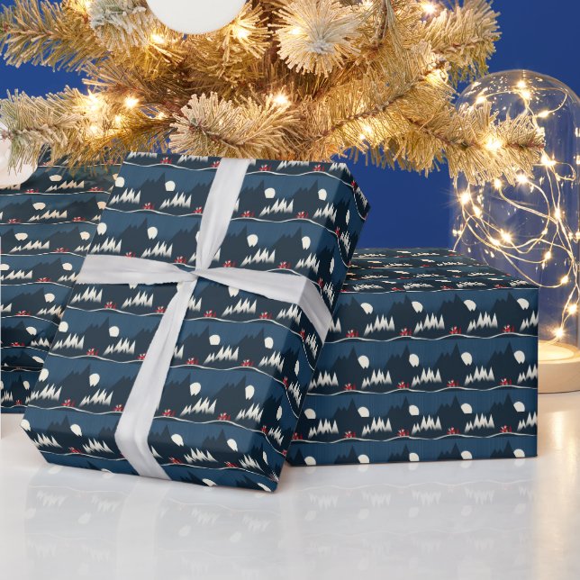Papel De Presente A Magia de Natal do Papai Noel (Feriados)
