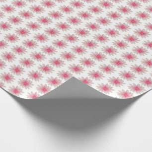 Papel De Presente A margarida floresce o rosa