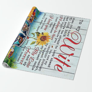 Papel De Presente À Minha Esposa Presente   Carta Para Ela   Casa D