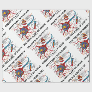 Papel De Presente A neurologia praticando exige muito nervo