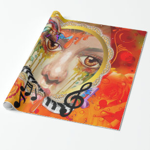 Papel De Presente A paleta do artista