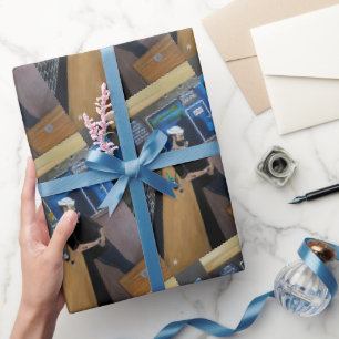 Papel De Presente A Pintura O Marinheiro Bêbado por Alfred Fox