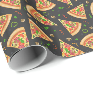 Papel De Presente A pizza corta o fundo