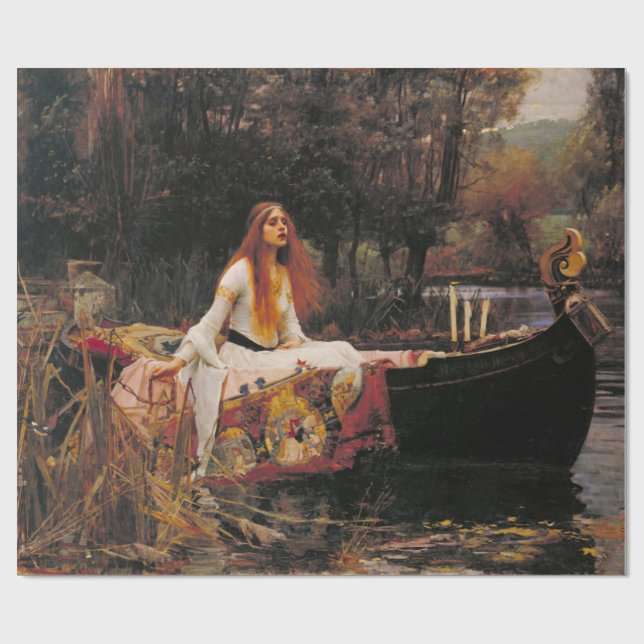 Papel De Presente A Senhora de Shalott (Beleza Medieval) (Aberto)