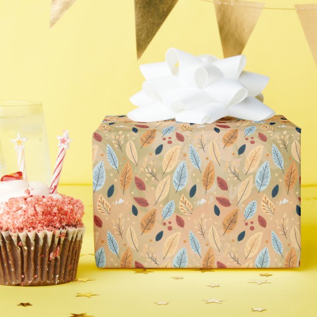 PAPEL DE PRESENTE A SYMPHONY OF COLORS AND LEAVES (Festa de aniversário)