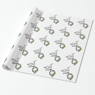 Papel De Presente A Tempestade Carregar um Bebê