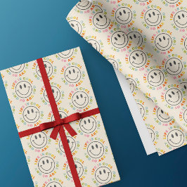 Papel De Presente A Vida É Uma Cara Legal De Sorriso
