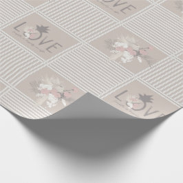 Papel De Presente Abacaxi dos Seus Olhos, Enxoval de Romance Tropica