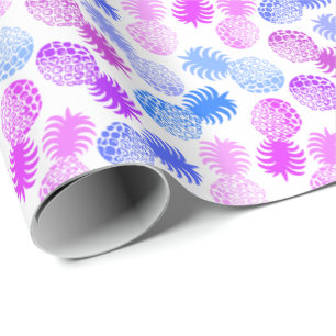 Papel De Presente Abacaxi tropical de Momona Havaiana