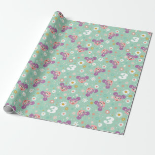 Papel De Presente Abby Cadabby Birthday Woodland Pattern