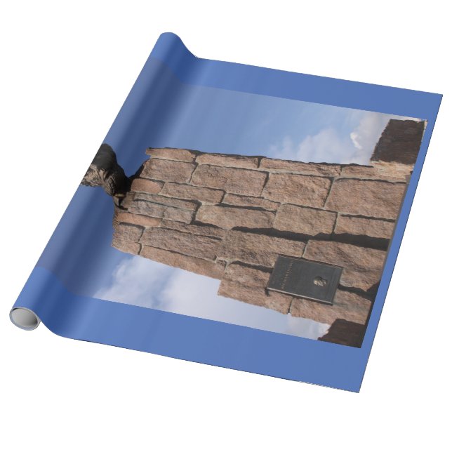 Papel De Presente Abe Lincoln Wrapping Paper (Desenrolado)