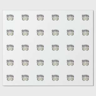 Papel De Presente Abejas Boo Diseño de Abeja Fantasma Vintage de Hal