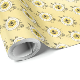 Papel De Presente Abelha