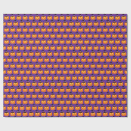 Papel De Presente Abóbora de Halloween
