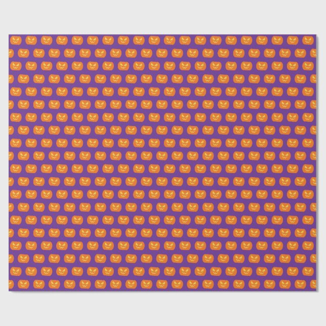 Papel De Presente abóbora de halloween (Aberto)