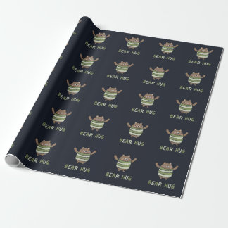Papel De Presente Abraço de urso
