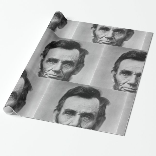 Papel De Presente Abraham Lincoln (Desenrolado)