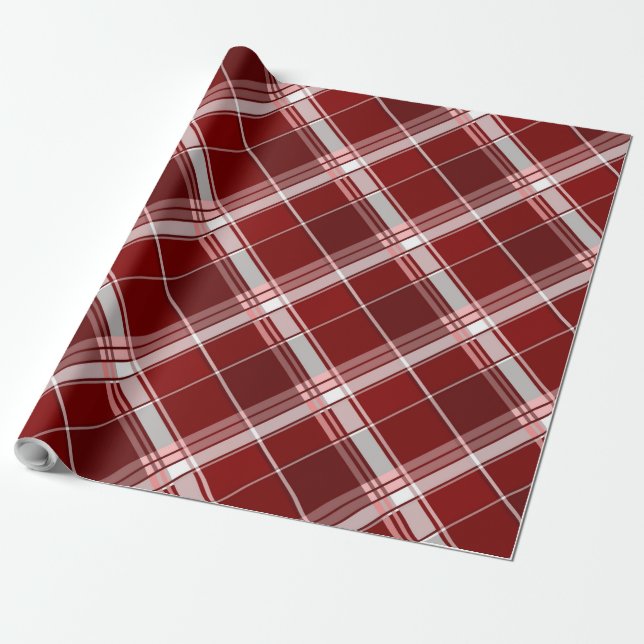 Papel De Presente Abstração Geométrica de Quadrado 7 (Desenrolado)