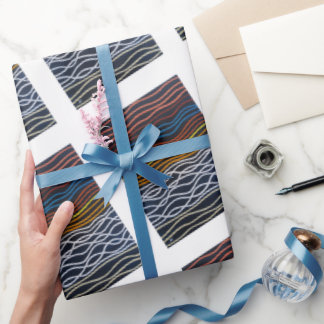 Papel De Presente Abstract Seafront Painting by Alfred Fox