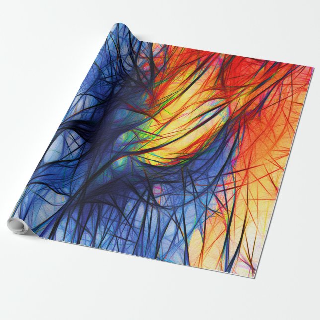 Papel De Presente Abstraktfeeling (Desenrolado)