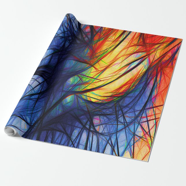 Papel De Presente Abstraktfeeling (Desenrolado)