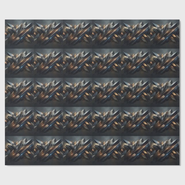 Papel De Presente Abstrato  (Aberto)